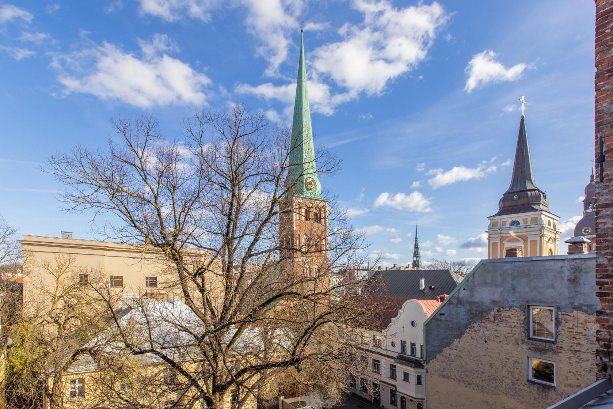 Mansard In Old Town Apartment Riga Bagian luar foto