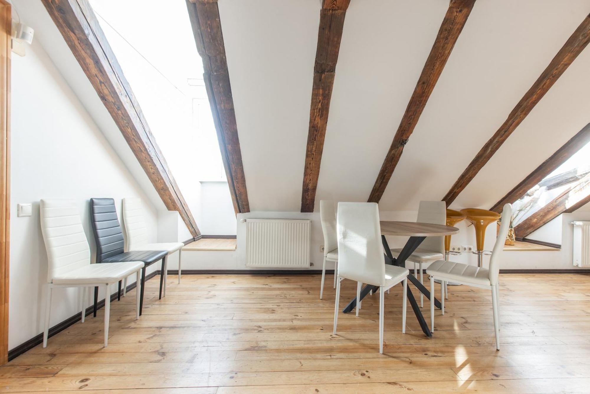 Mansard In Old Town Apartment Riga Bagian luar foto