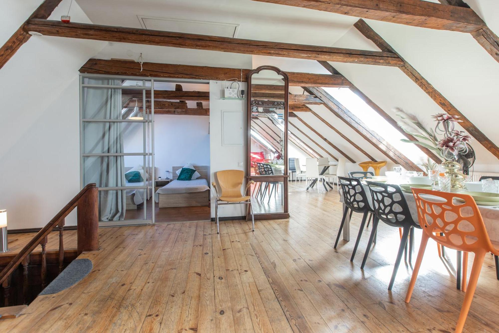 Mansard In Old Town Apartment Riga Bagian luar foto